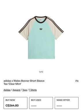 Wales Bonner x Adidas Tshirt Unisex